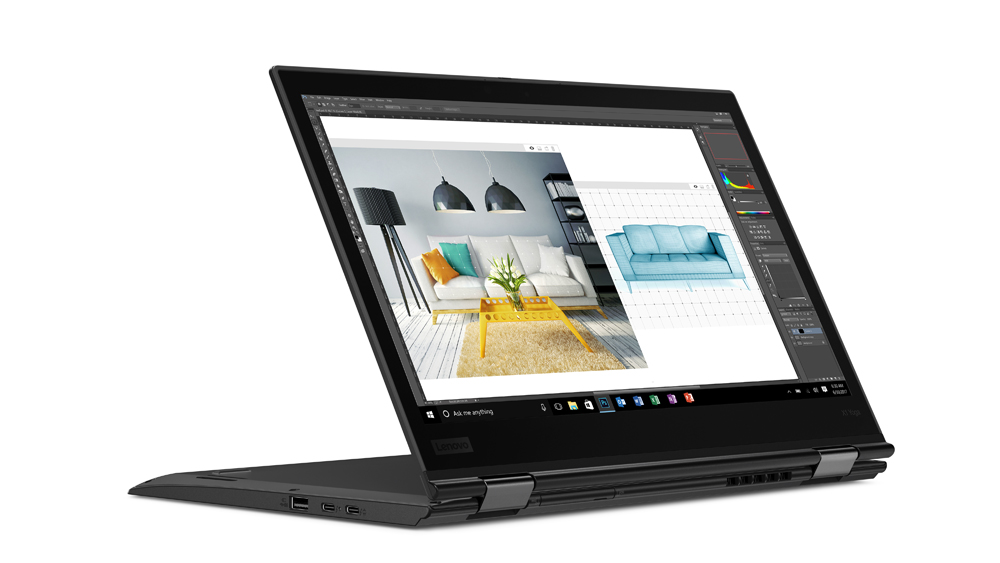 Najistotniejszą cechą posiadaną przez Lenovo ThinkPad X1 Yoga 4 jest jego dotykowy wyświetlacz o przekątnej 14 cali